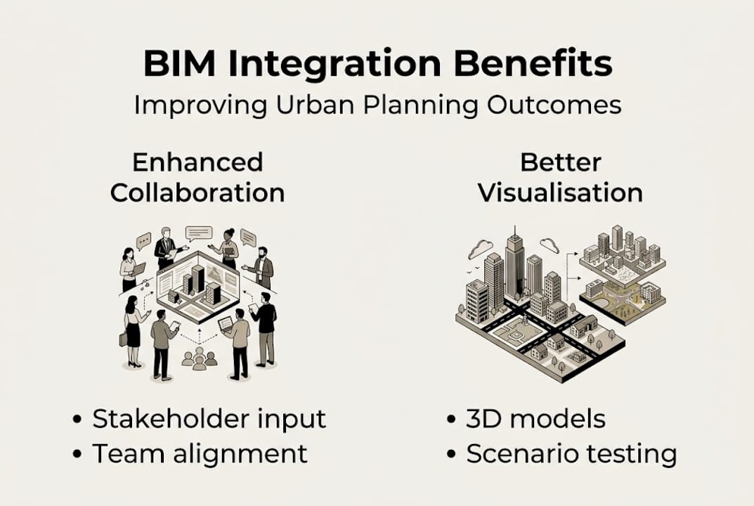 Infographic showing BIM integration advantages