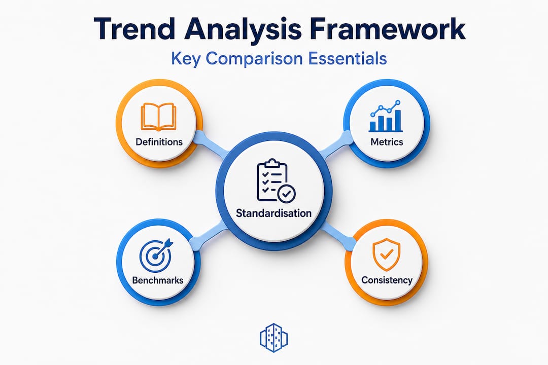 Trend analysis hierarchy for urban frameworks