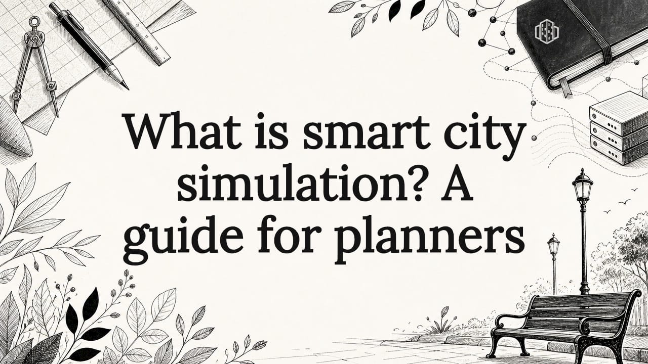 What is smart city simulation? A guide for planners