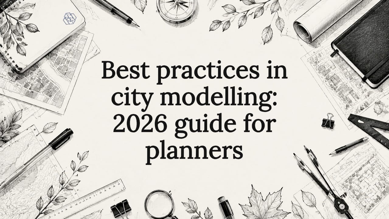 Best practices in city modelling: 2026 guide for planners
