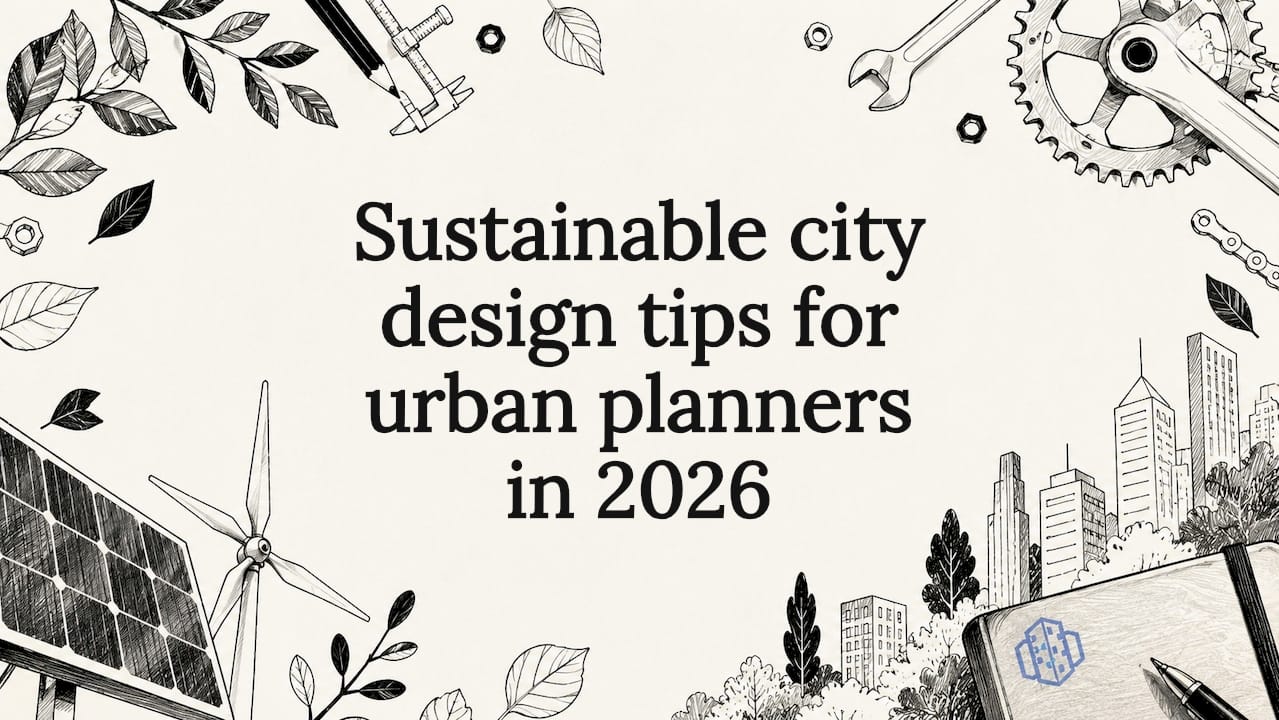Sustainable city design tips for urban planners in 2026