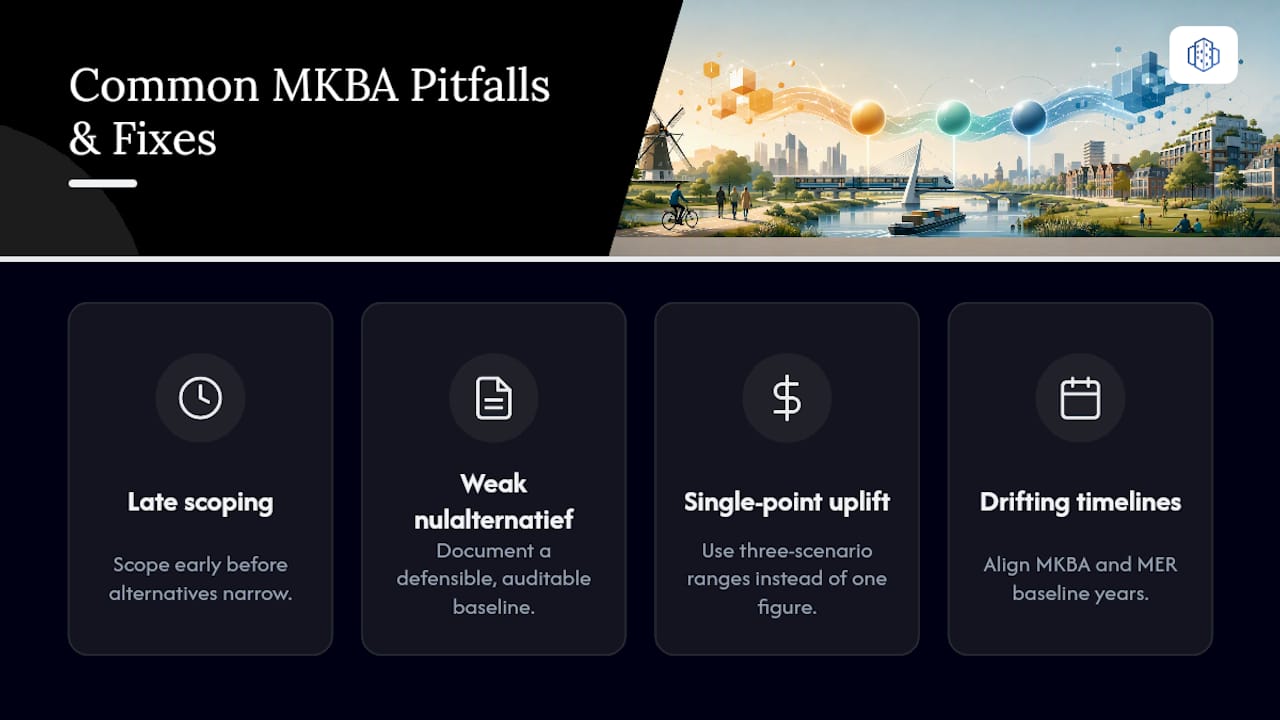 Four recurring MKBA pitfalls and remedies