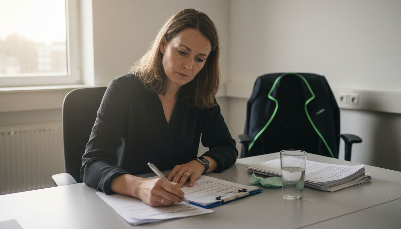 Een inspecteur controleert of het keurmerk aan alle eisen voldoet.