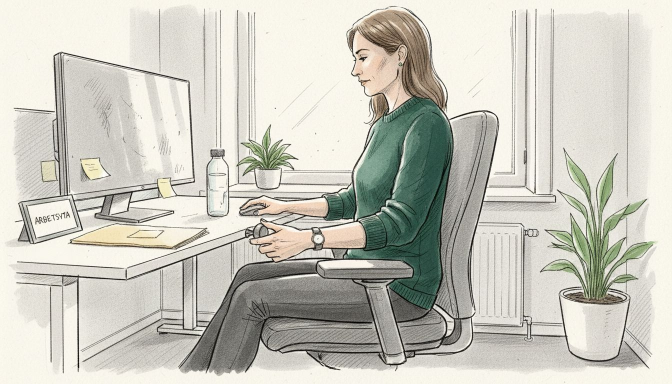 Så här ställer du in din ergonomiska kontorsstol för bästa komfort på kontoret