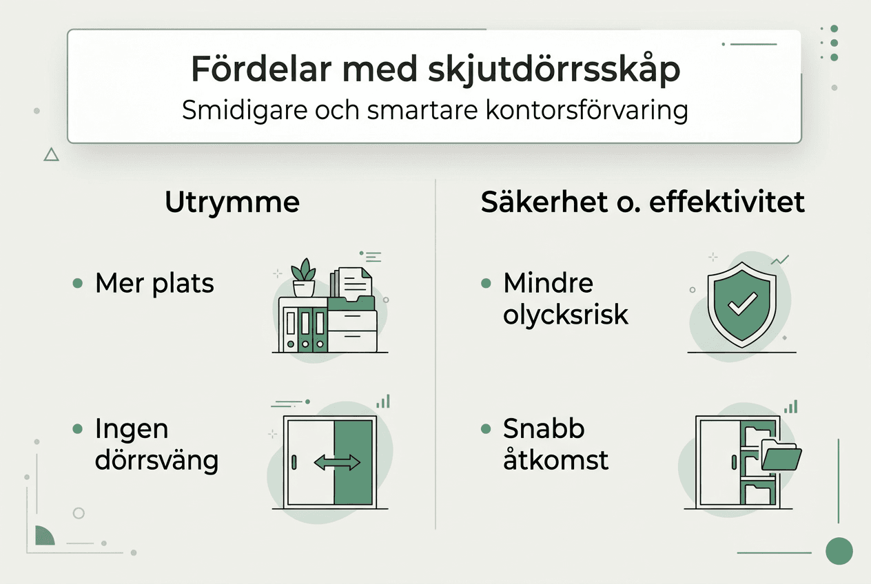 Grafisk översikt: Därför väljer många skjutdörrsskåp