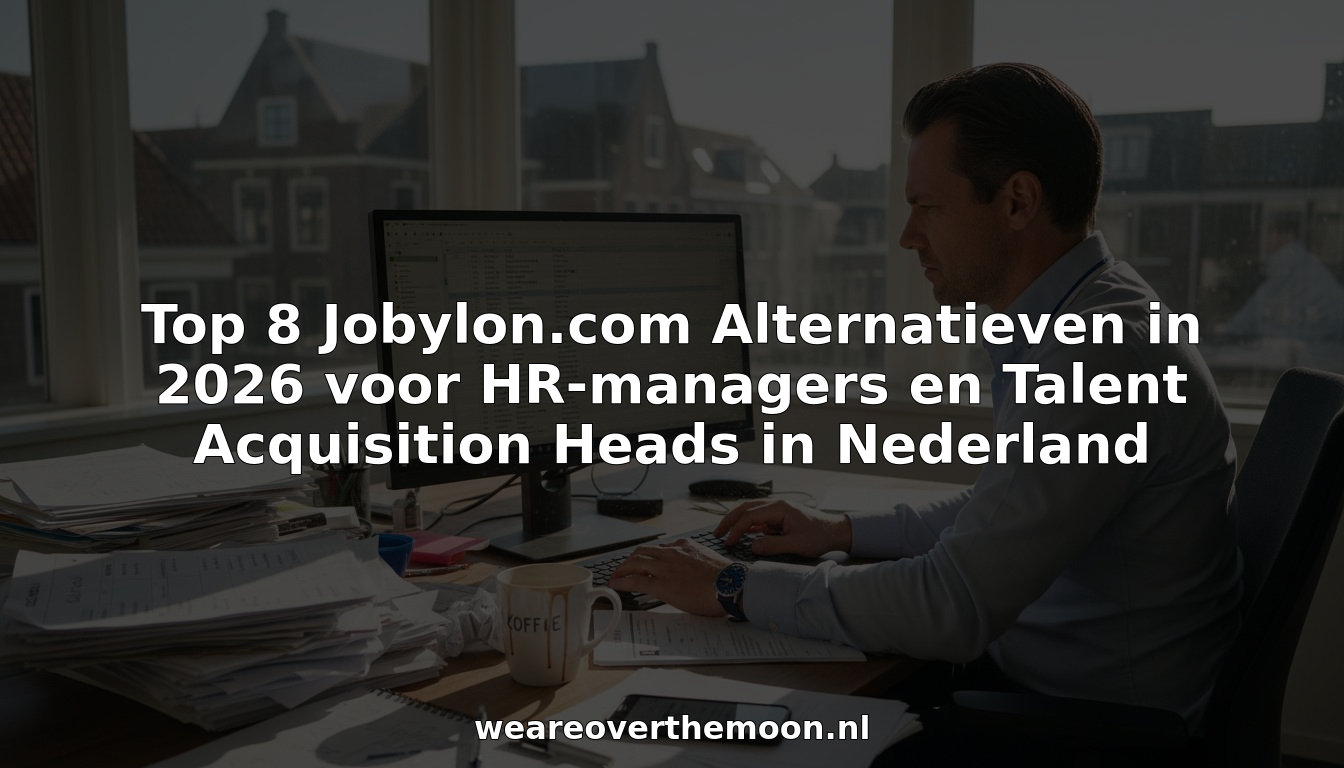 Een HR-manager die verschillende wervingsplatforms onder de loep neemt.