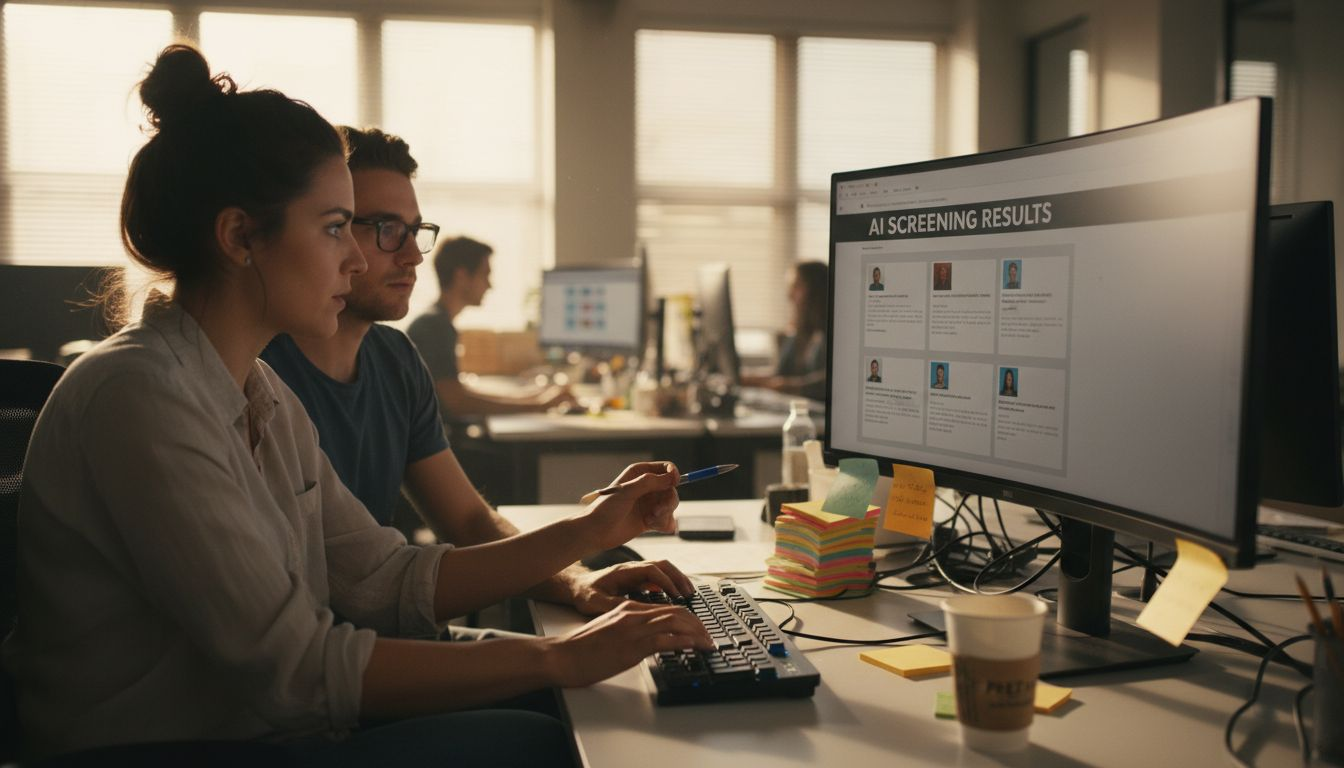 Recruiter and engineer discuss AI resume results