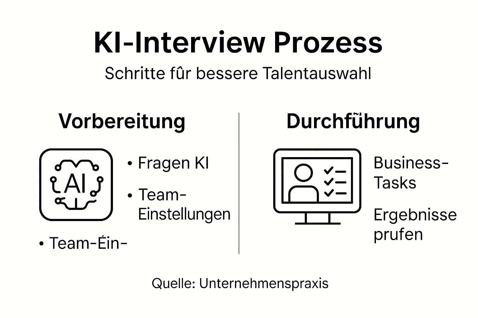 Übersicht: Der Ablauf eines KI-Interviews – Schritte und Prozess im Überblick
