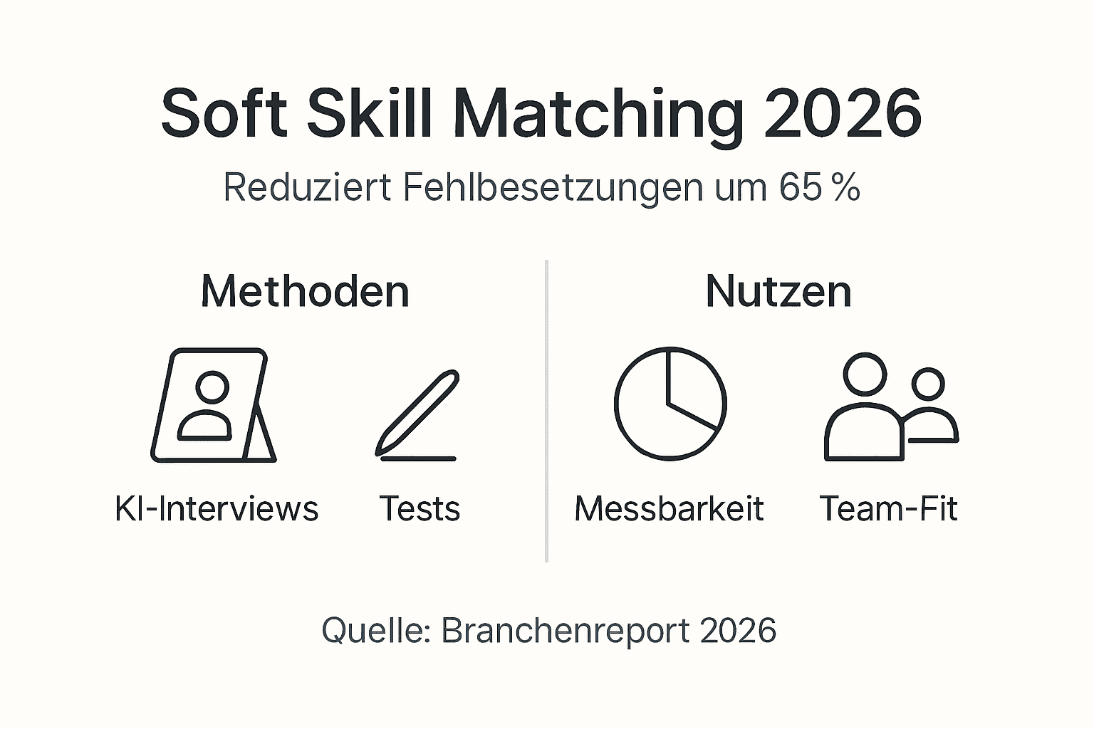 Übersicht: Methoden zum Soft-Skill-Matching und deren Vorteile