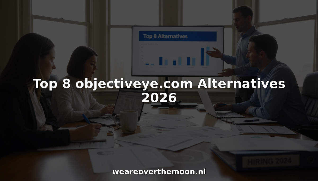 Recruiters reviewing candidate reports in office