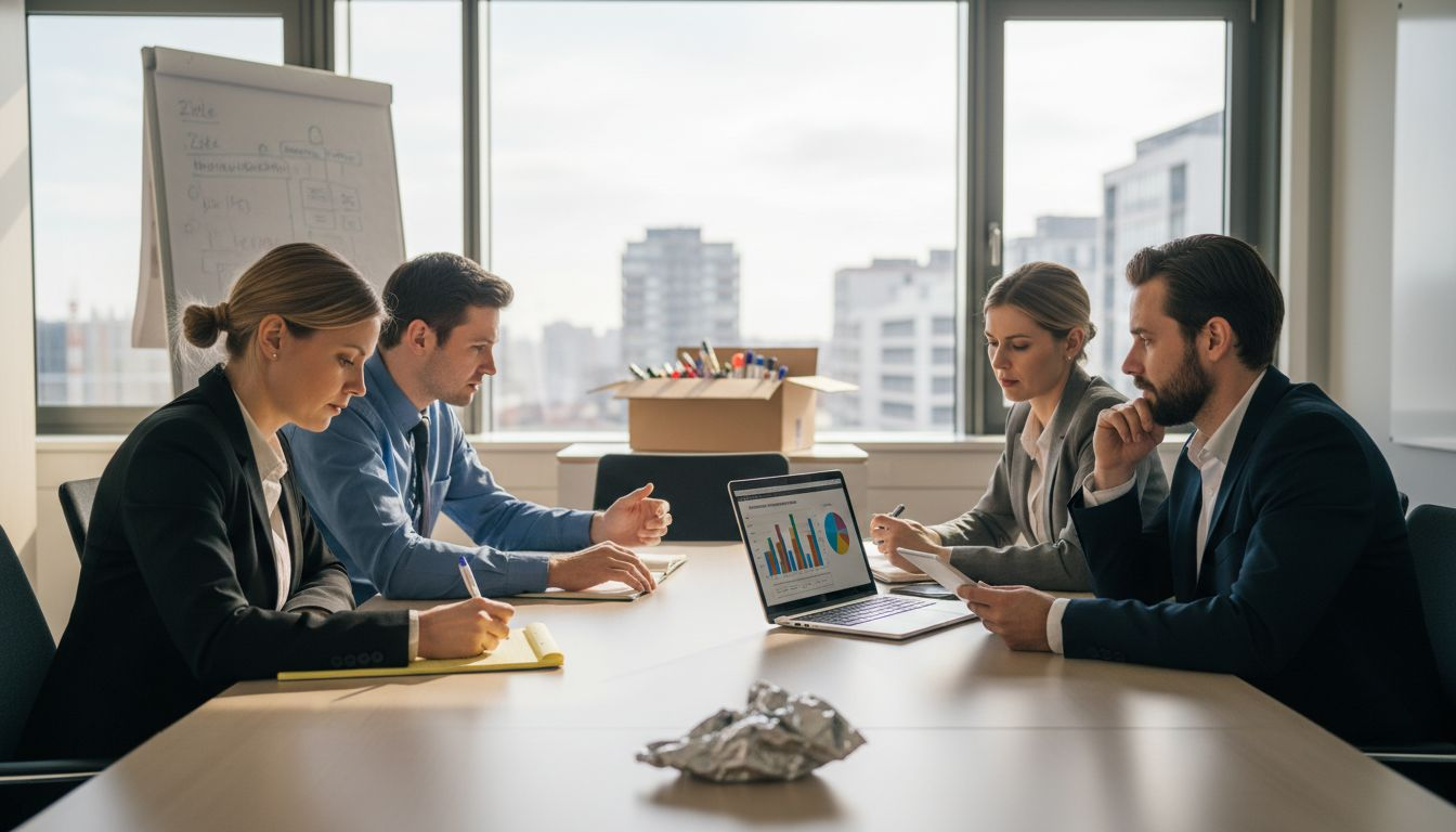 Während der Gruppenaufgabe arbeiten die Bewerber eng zusammen und lösen gemeinsam die gestellten Herausforderungen.