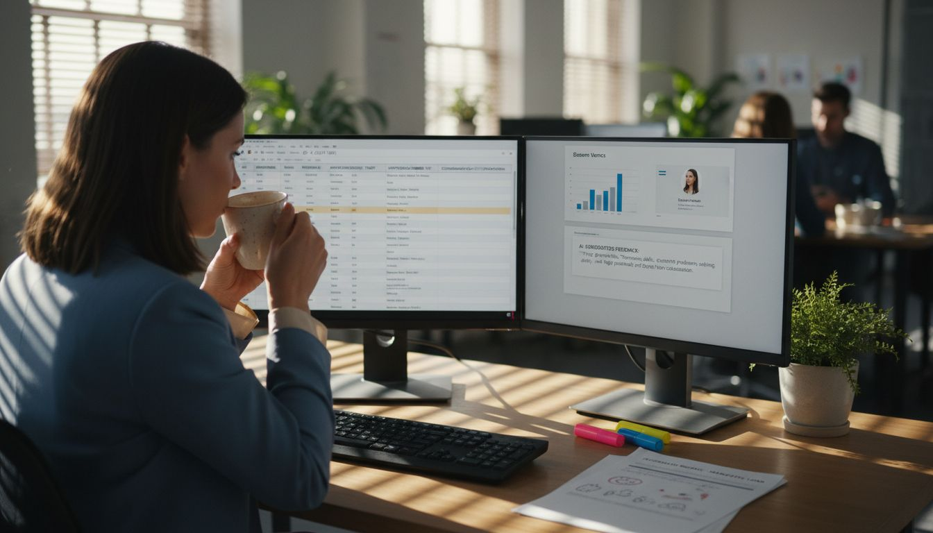 HR reviewing AI candidate fit analysis results