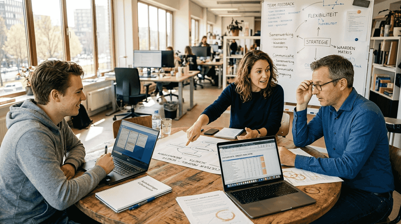 Het organisatieprofiel wordt in belangrijke mate gevormd door de gezamenlijke inbreng van alle betrokkenen.