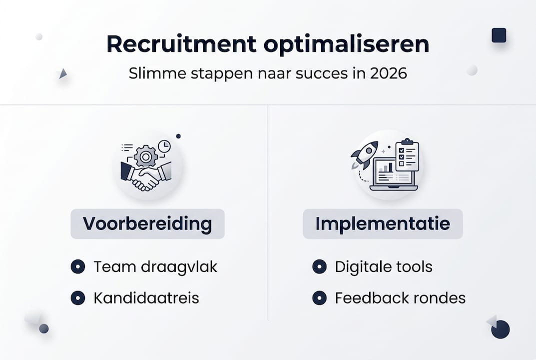 Overzichtelijke infographic: zo optimaliseer je stap voor stap jouw recruitmentproces
