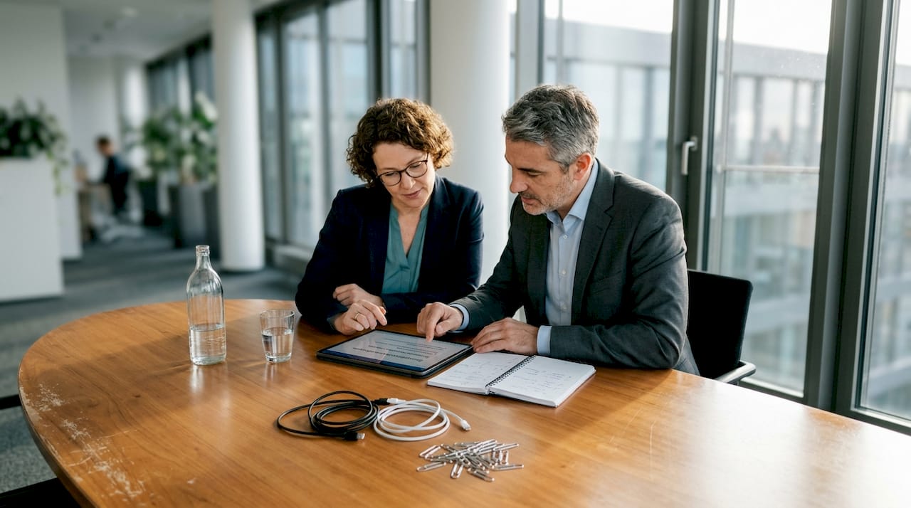 Das HR-Team setzt KI-gestützte Tools ein, um Vorstellungsgespräche effizienter zu planen und zu koordinieren.