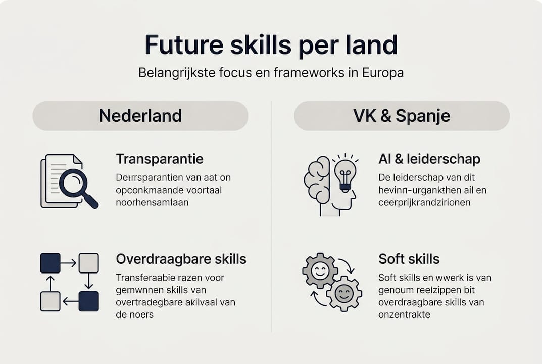 Overzicht: Future skills per land in beeld