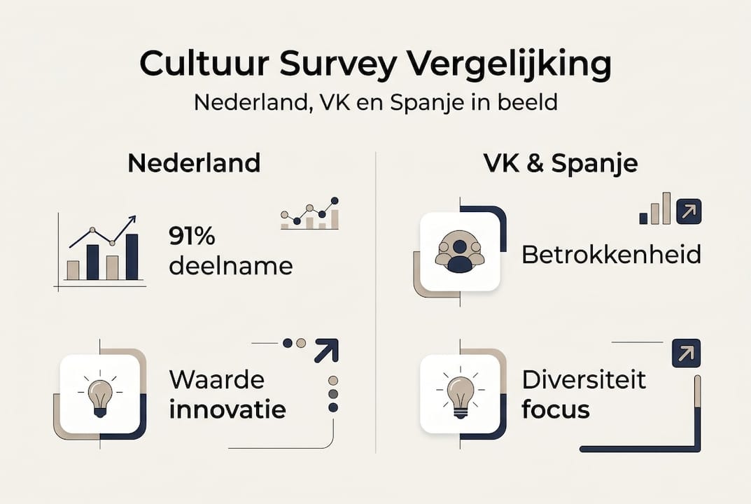 Infographic: cultuuronderzoeken in Nederland, het Verenigd Koninkrijk en Spanje