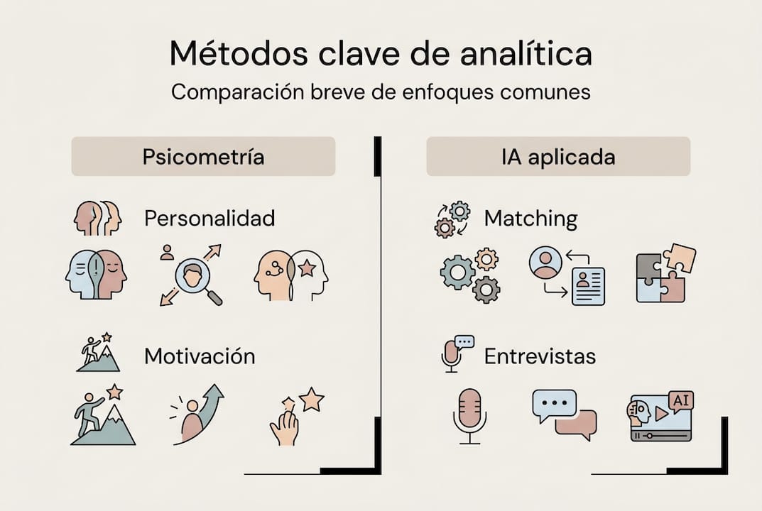 Resumen visual de las principales técnicas de análisis de datos