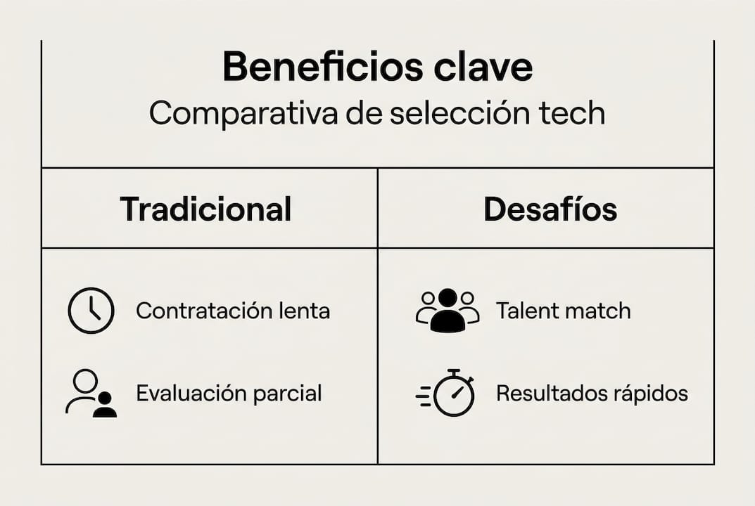 Infografía sobre las diferentes formas de elegir tecnología