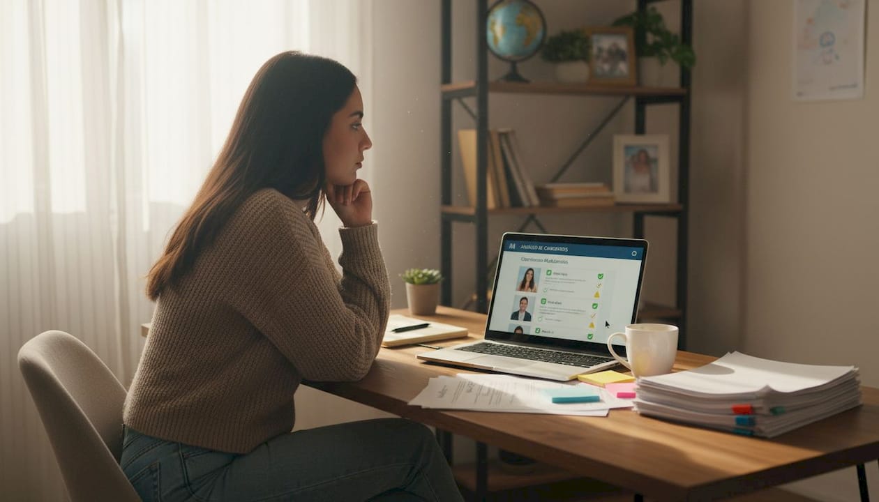 El personal de Recursos Humanos que utiliza inteligencia artificial para evaluar candidatos