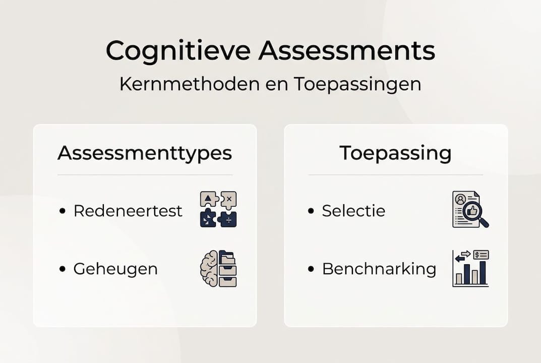 Infographic: in één oogopslag inzicht in cognitieve tests