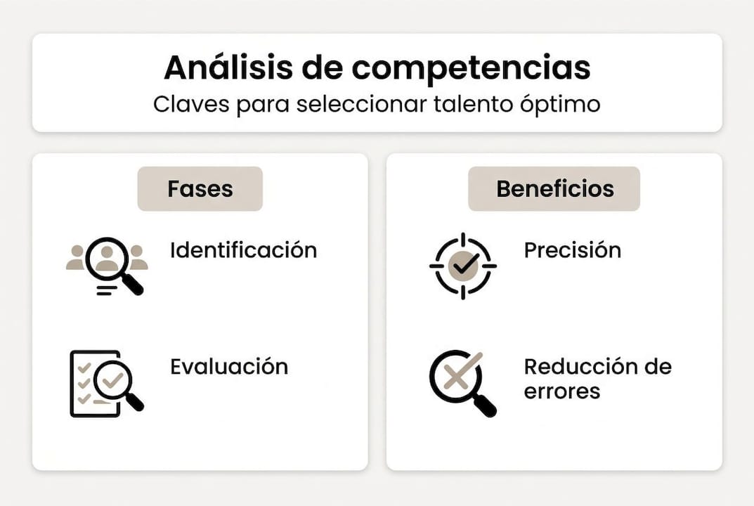 Infografía sobre las etapas y ventajas del análisis