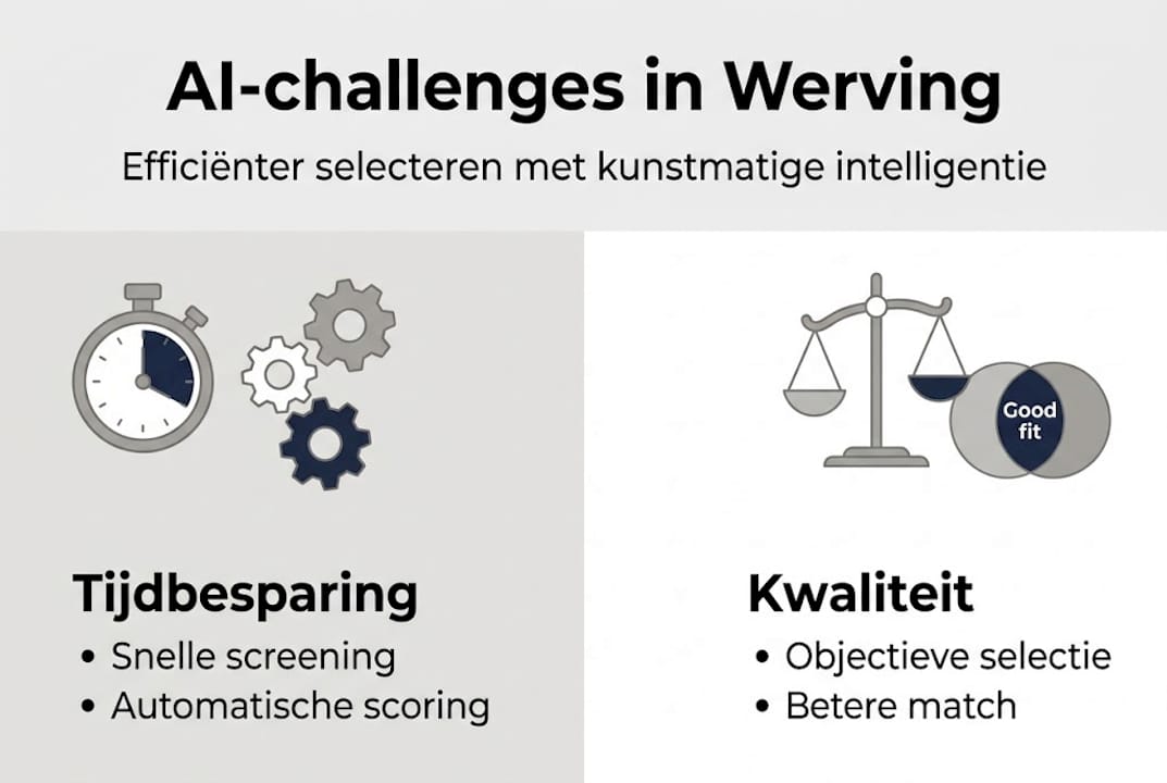 Infographic: De voordelen van AI-challenges in het wervingsproces