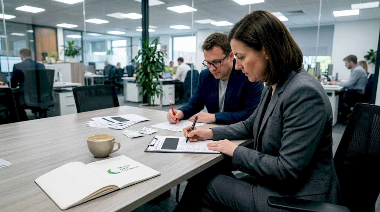 Het interviewpanel beoordeelt de kandidaten aan de hand van gestructureerde beoordelingsformulieren.