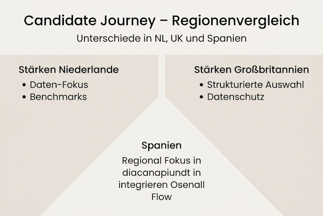 Infografik: So unterscheidet sich die Candidate Journey in verschiedenen Ländern