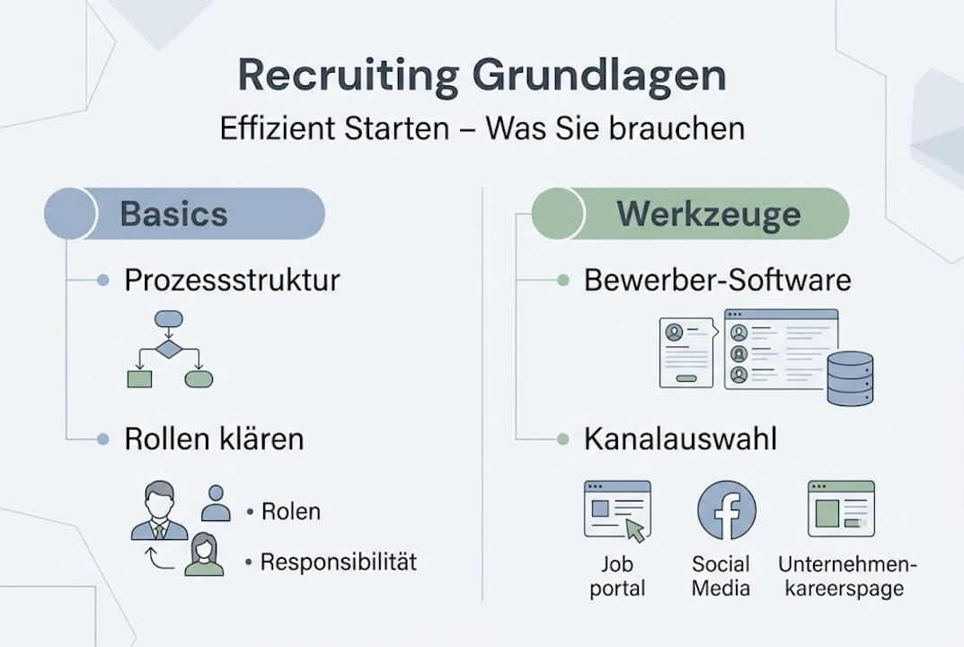 Übersicht: Die wichtigsten Grundlagen und Tools für erfolgreiches Recruiting
