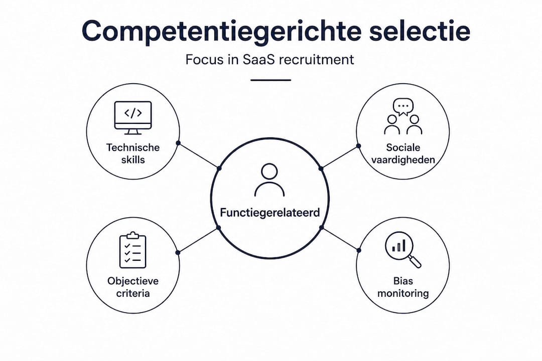 Infographic: competenties per functie voor een succesvolle SaaS-selectie