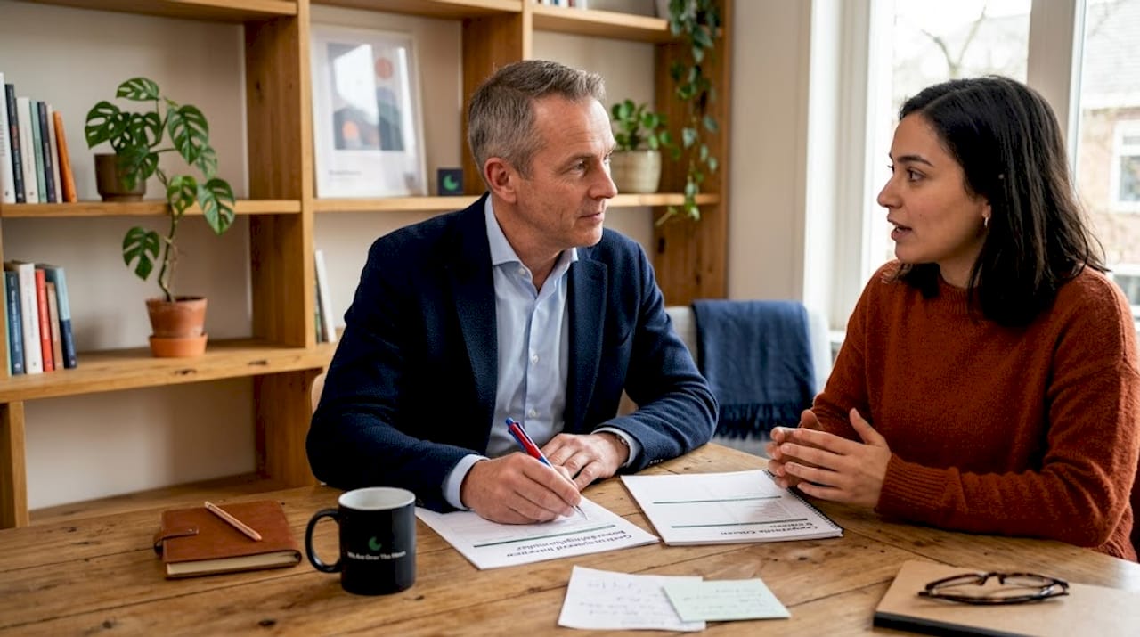De recruiter voert een gestructureerd STARR-gesprek met de kandidaat.