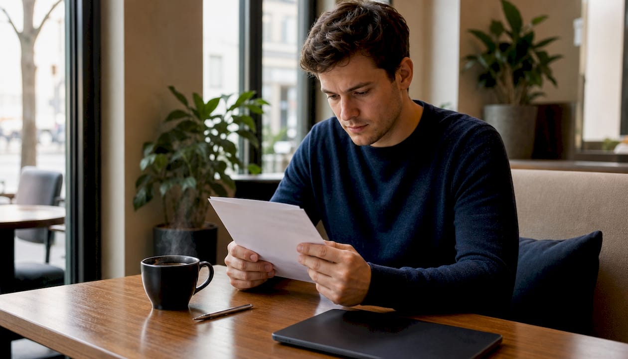 Jemand schickt den Antrag auf eine US-Steuernummer per Fax ans Finanzamt.