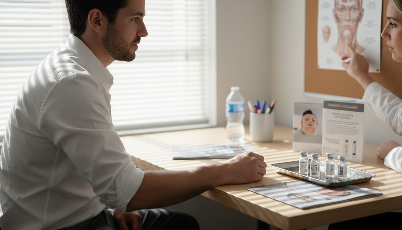 Patient and provider discuss injectable options