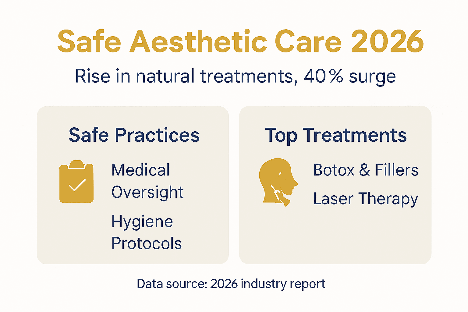 Infographic natural aesthetic care key trends