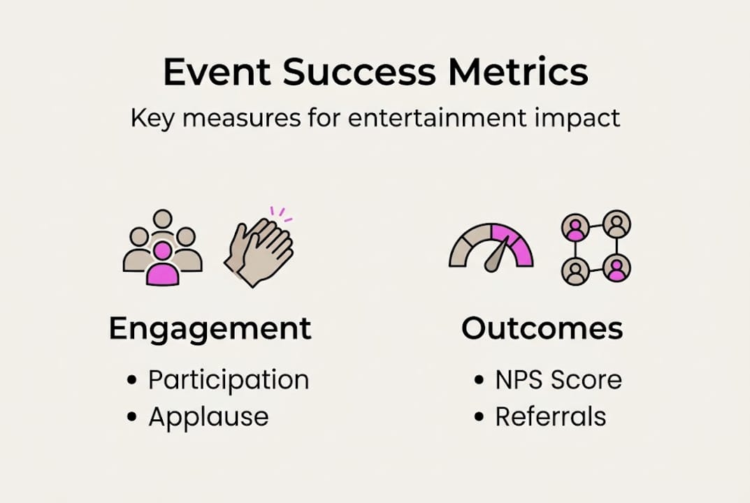 Infographic about event success metrics
