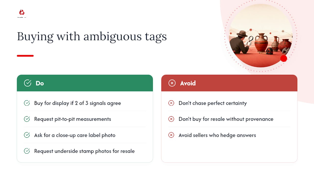 Buying with ambiguous tags: a collector's take — overview diagram