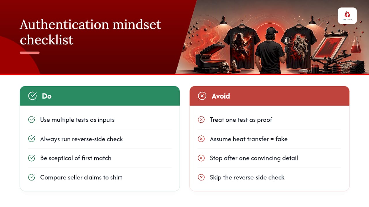 The real skill isn't the checklist, it's the scepticism — overview diagram