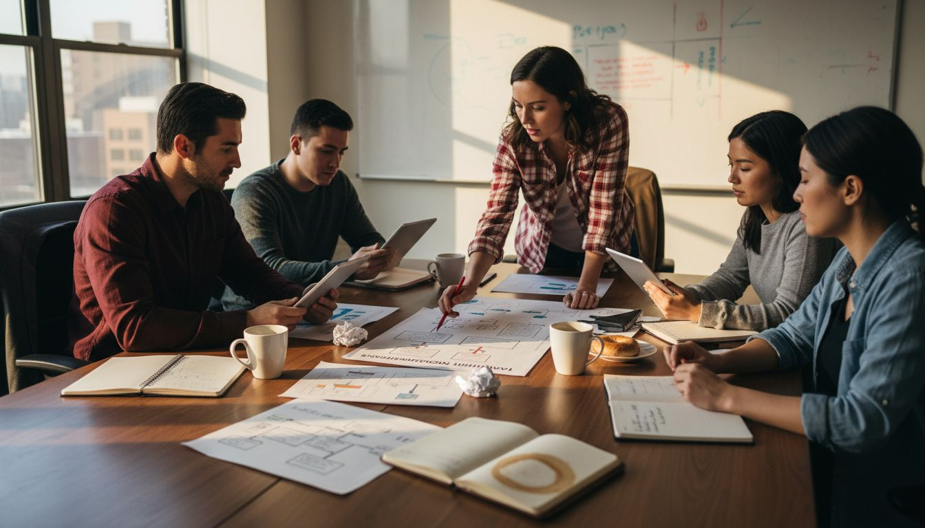 Team planning transformation initiatives together