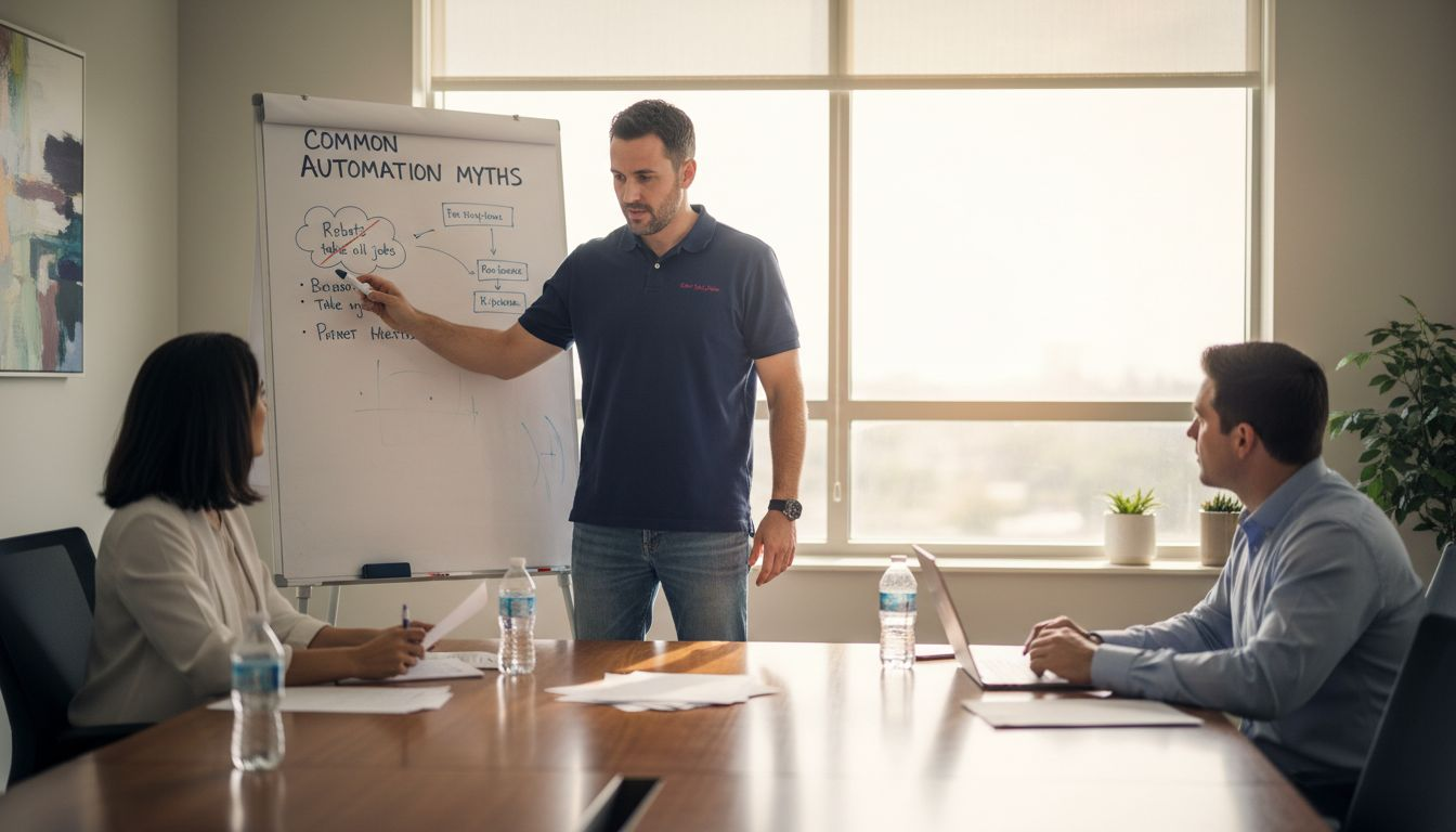 Consultant explains automation myths to team