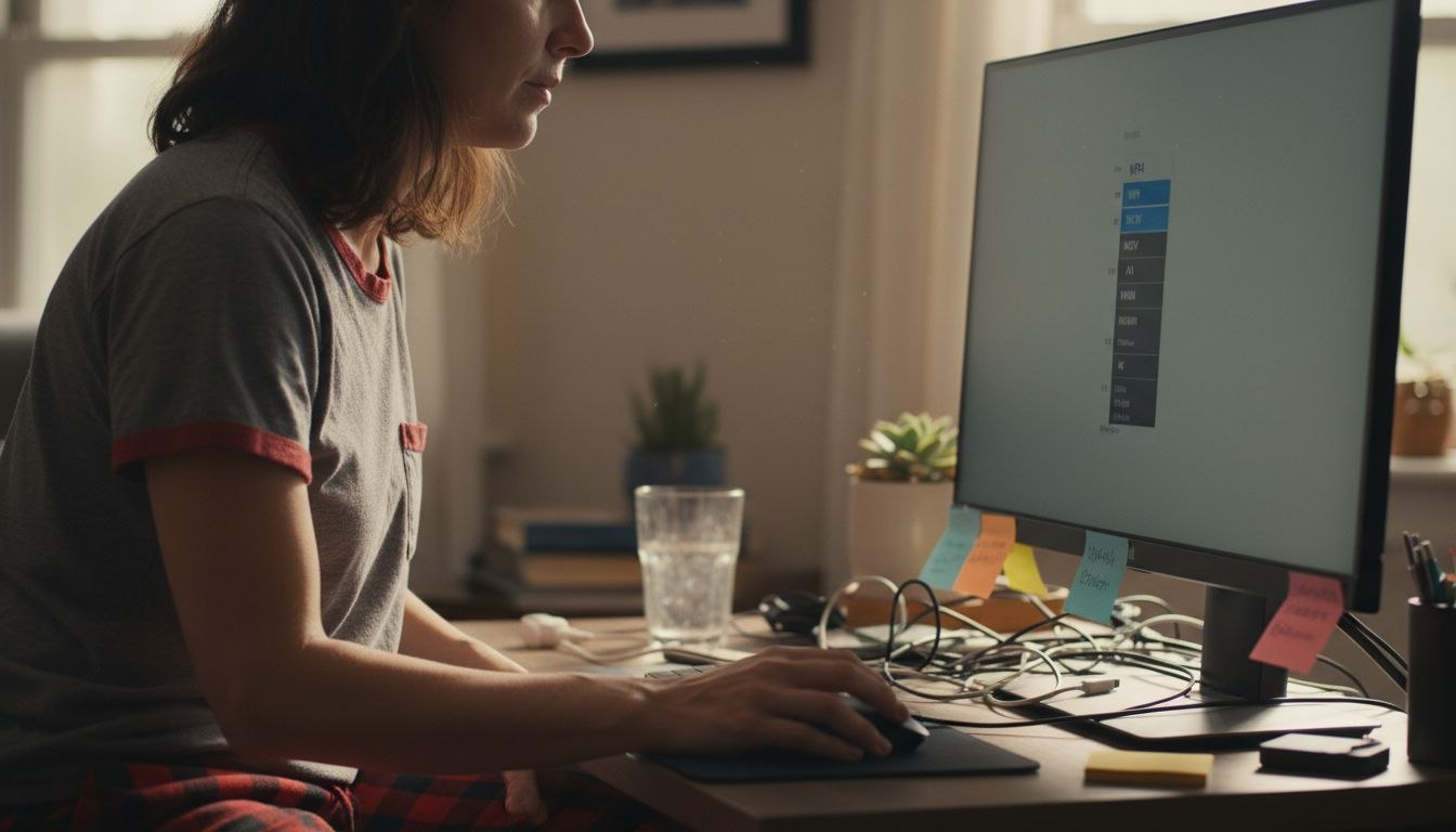 Selecting MP4 format on desktop screen