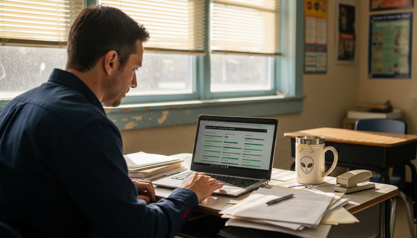 Teacher adjusts AI reading assignments in class