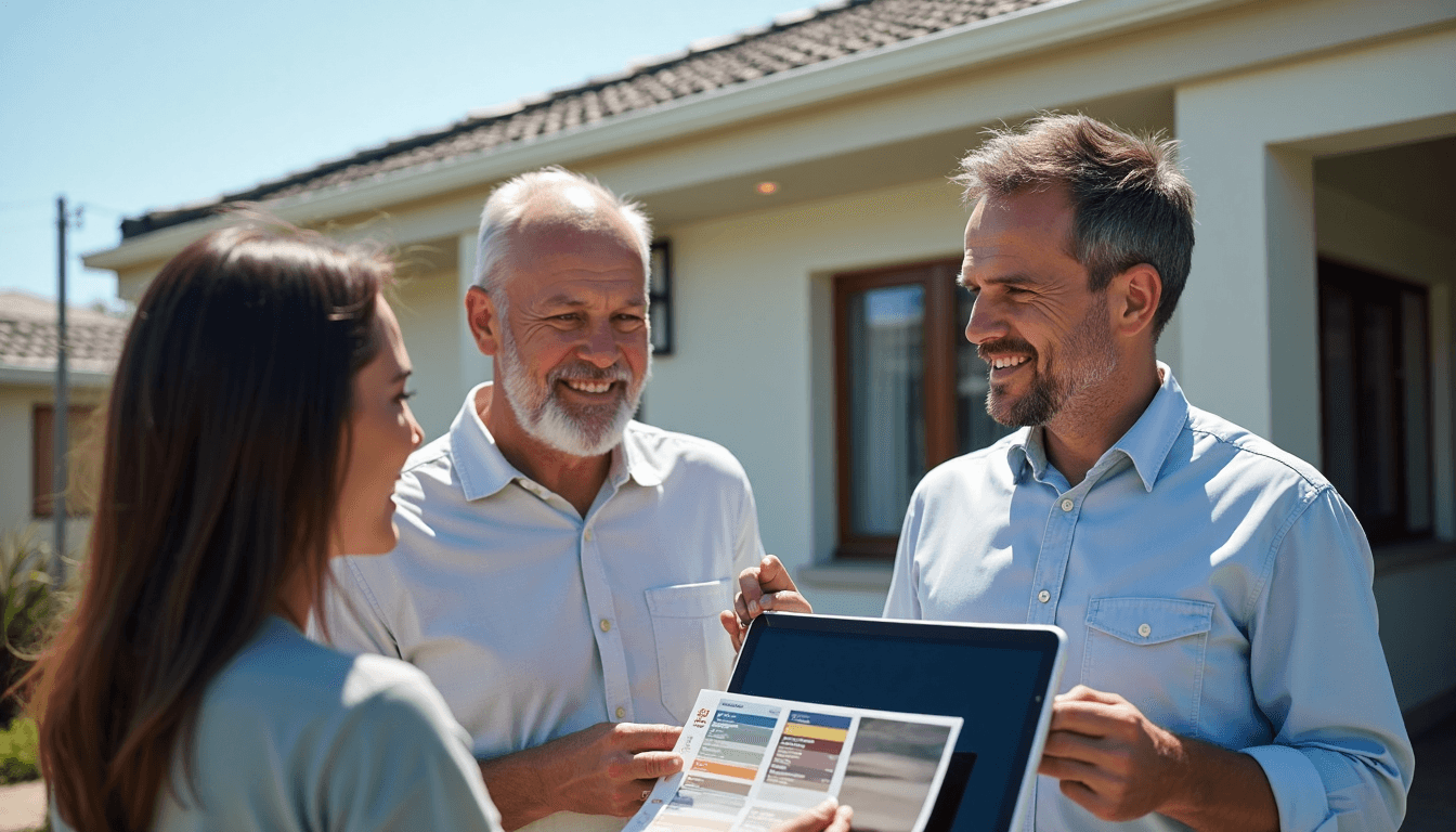Homeowners consult roof expert on acrylic, silicone, and elastomeric coatings