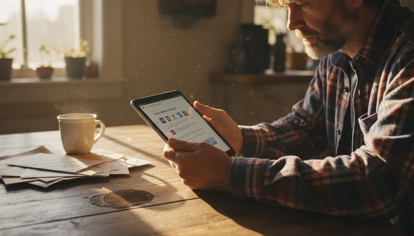 Person choosing replacement diploma formats