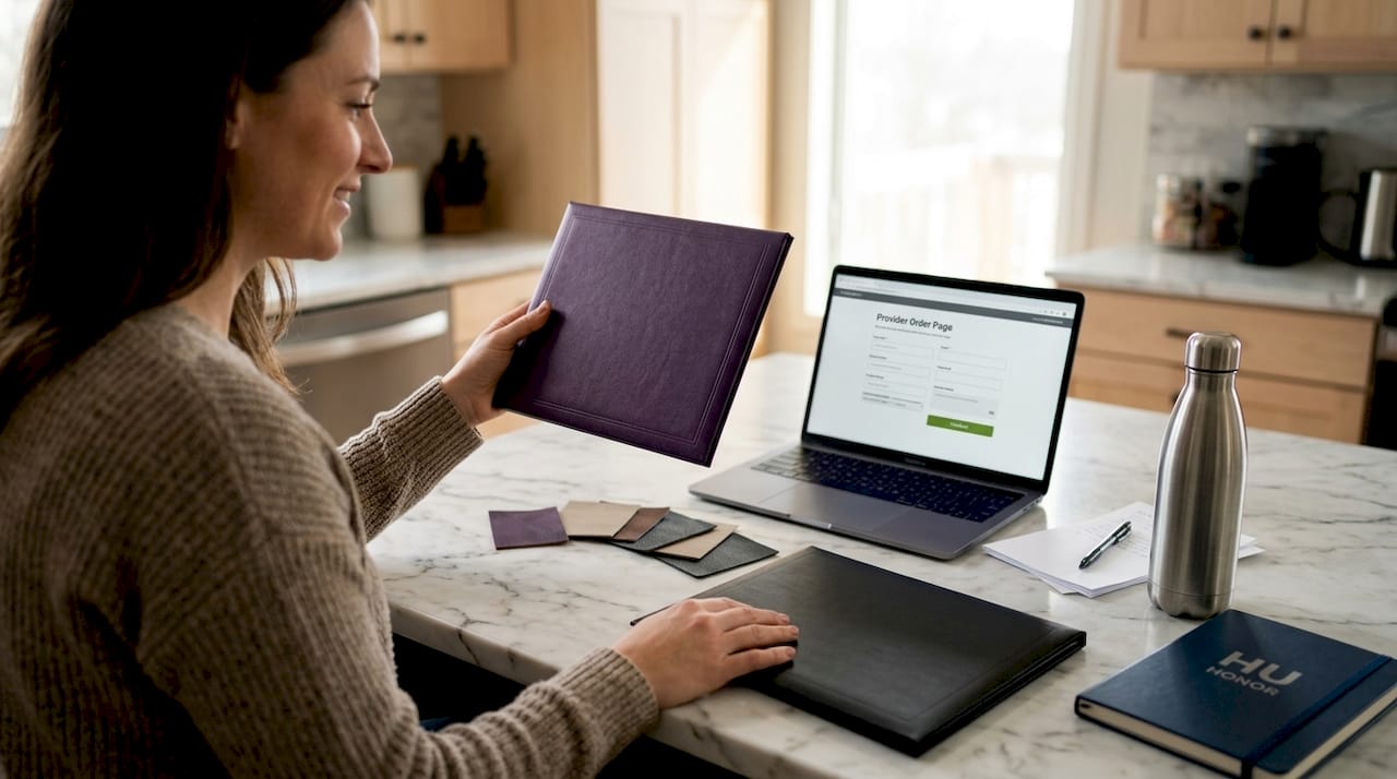 Reviewing diploma cover material options