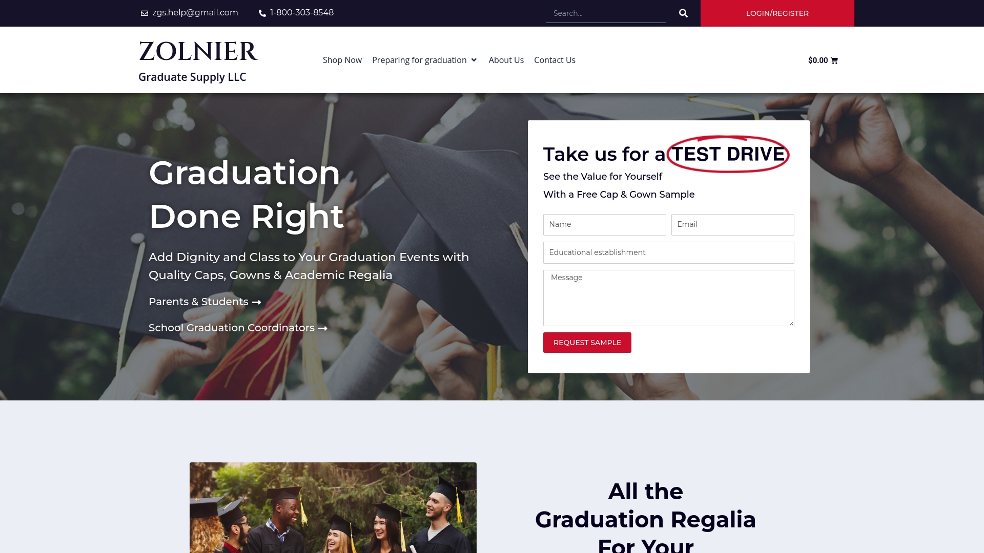 https://zolniergraduatesupply.com