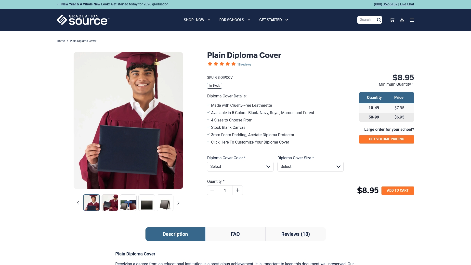 https://graduationsource.com/plain-stock-diploma-cover.html