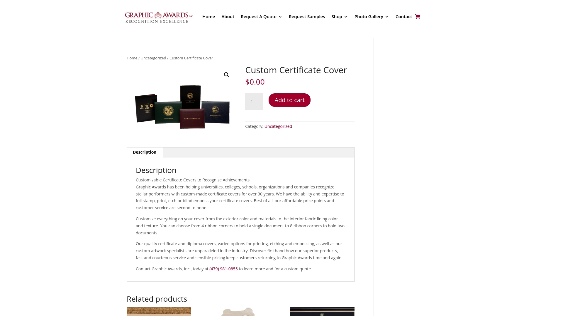 https://graphicawardsinc.com/product/custom-certificate-cover