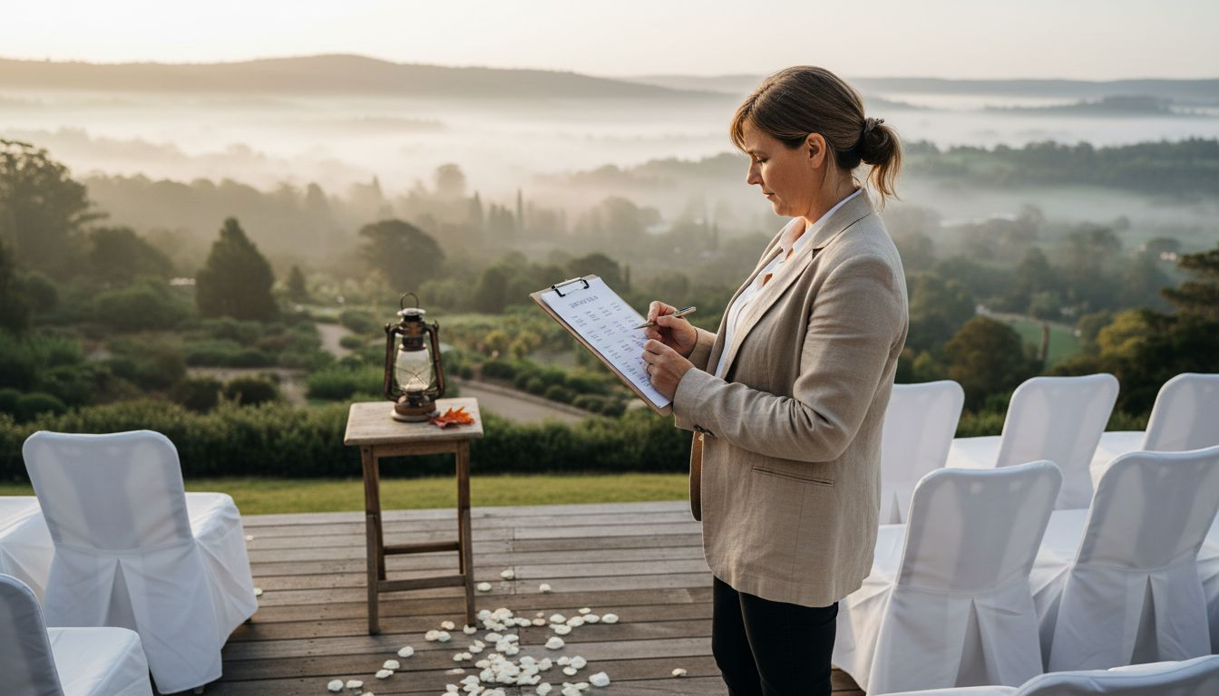 South Australian Venues Explained: Choices and Legalities 1 Wedding coordinator at mountain view deck venue