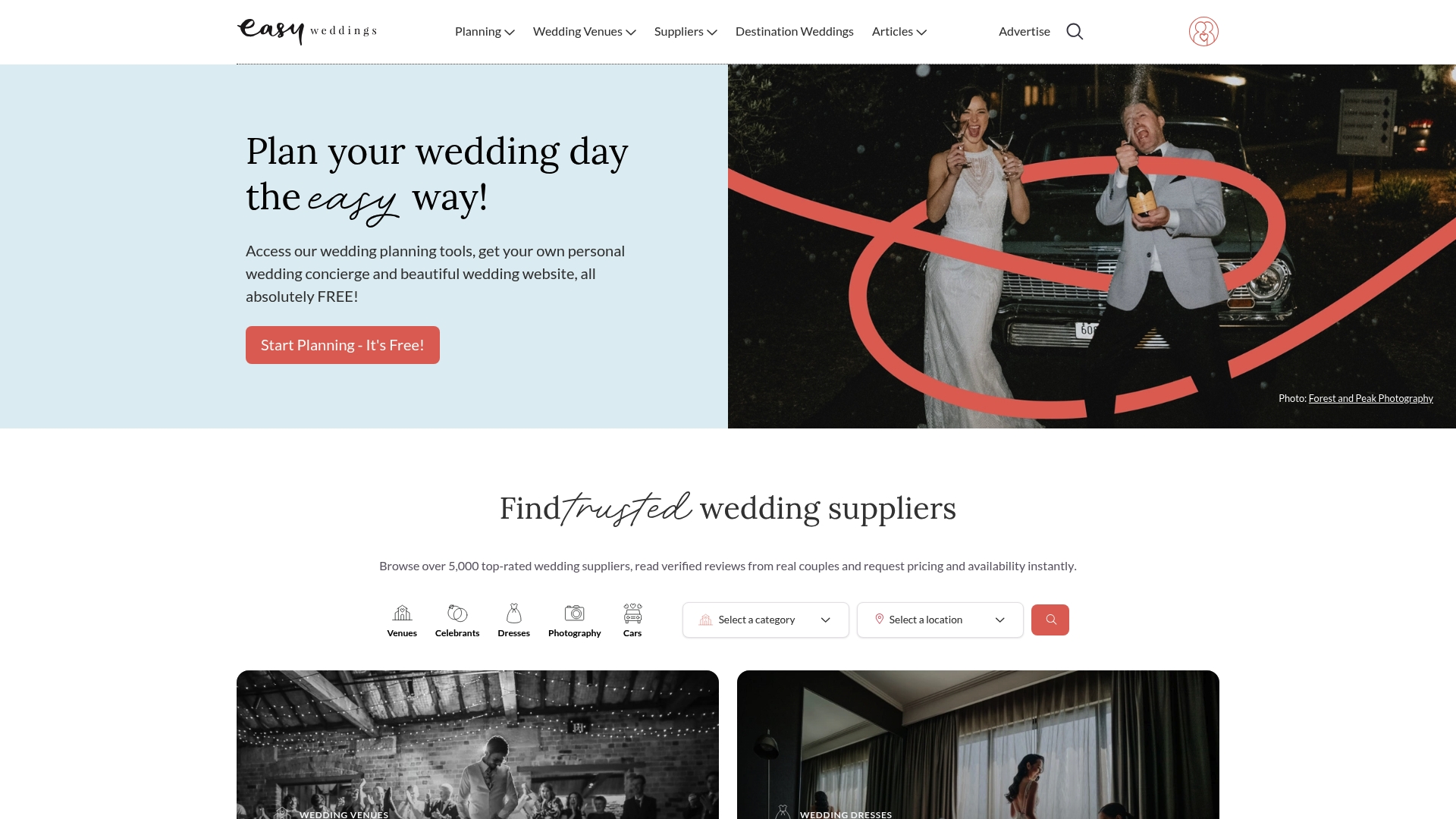 Top 4 Venyu.com.au Alternatives in 2026 for Couples in Adelaide Seeking Affordable Wedding Venues 4 Product Screenshot